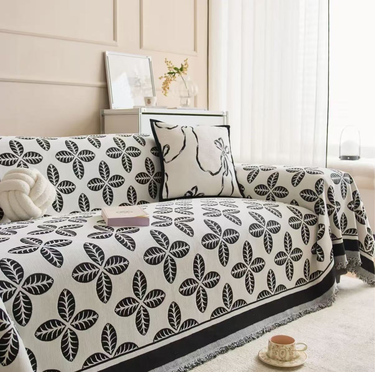 Toalla de sofá de chenilla retro nuevo estilo de lujo ligero de alta calidad Cubierta de sofá universal Cubierta de sofá Manta de sofá con cubierta completa