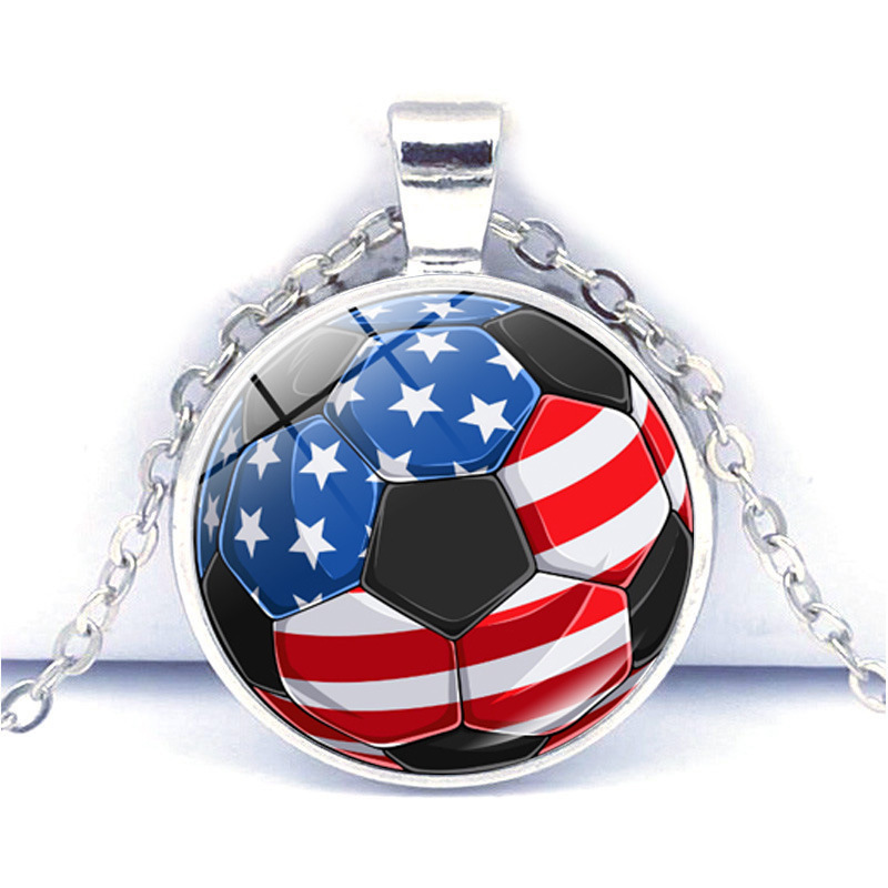 football basketball necklace