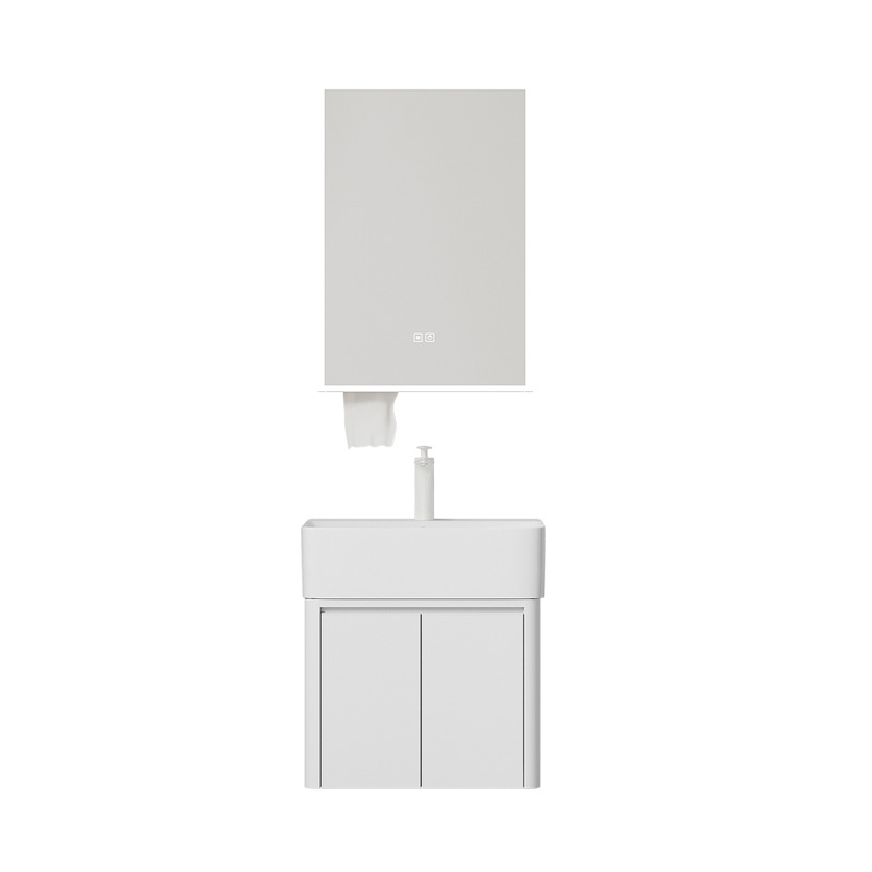 Arco pequeño tipo hogar lavabo espeso panal espacio de aluminio lavabo gabinete combinado gabinete de baño lavabo integral lavabo