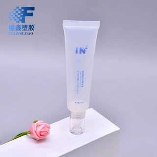 新款IN玻尿酸透明包装40ml精华液手部护理化妆品包材护手霜软管