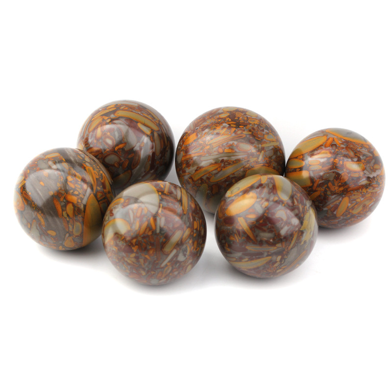 natural Goddess stone bola Body ball Flower ball Star of David Decoration make offerings to Buddha Home Furnishing Arts and Crafts