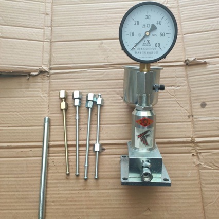 Injector hand pressure tester, automobile and tractor diesel engine injector calibrator, experimental atomization bench tester