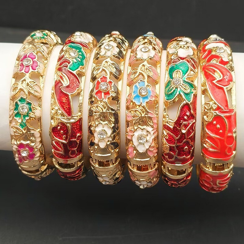Cloisonne Bracelet Wave Bracelet A variety of ethnic style jewelry girls retro live scenic foreign trade direct sales Cloisonne Bracelet Wave Bracelet A variety of ethnic style jewelry girls retro live scenic foreign trade direct sales
