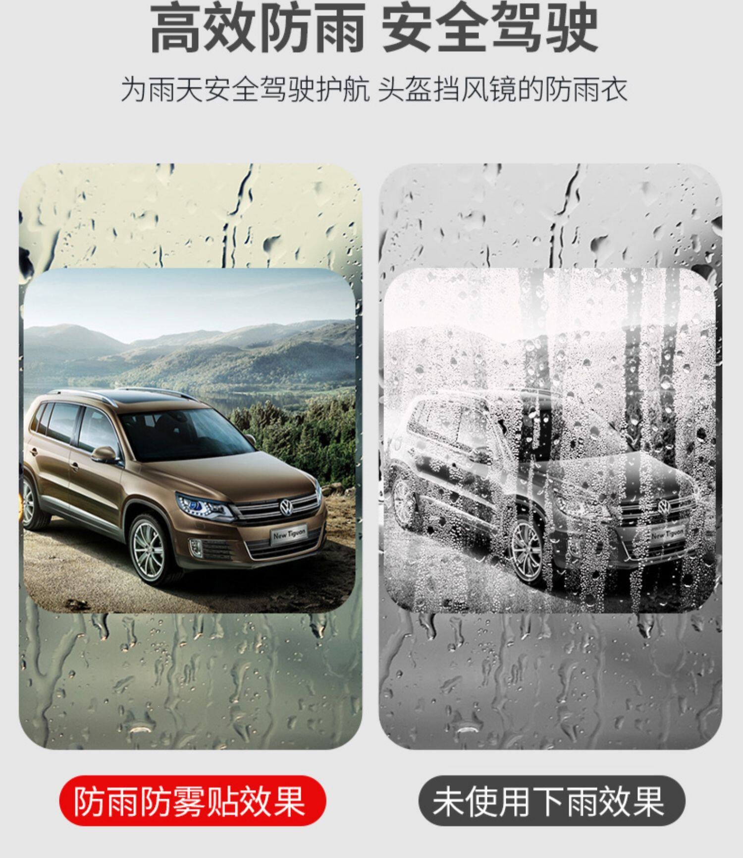 Suitable for electric motorcycle helmet rainproof film, waterproof and anti-fog film sheet, full and half helmet anti-fog visor film