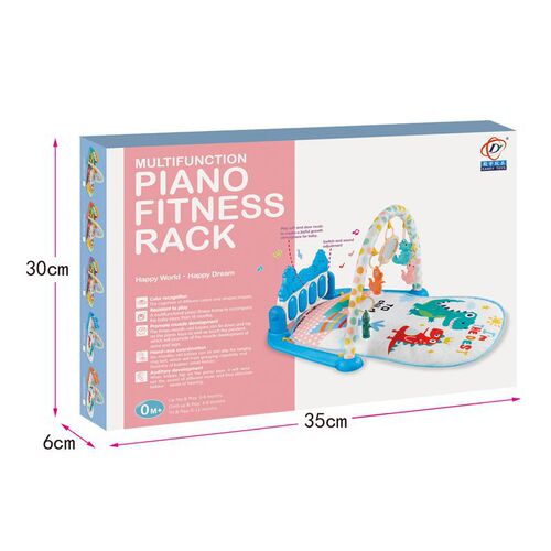New baby fitness stand baby multifunctional piano pedal early education light music enlightenment fitness blanket toy