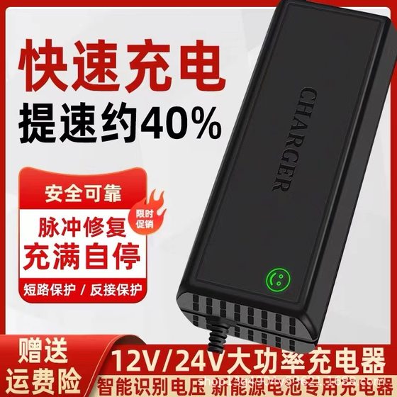 Lithium battery charger 12V20A RV 24V forklift ternary lithium iron battery 12.6V14.6V29.4V dedicated