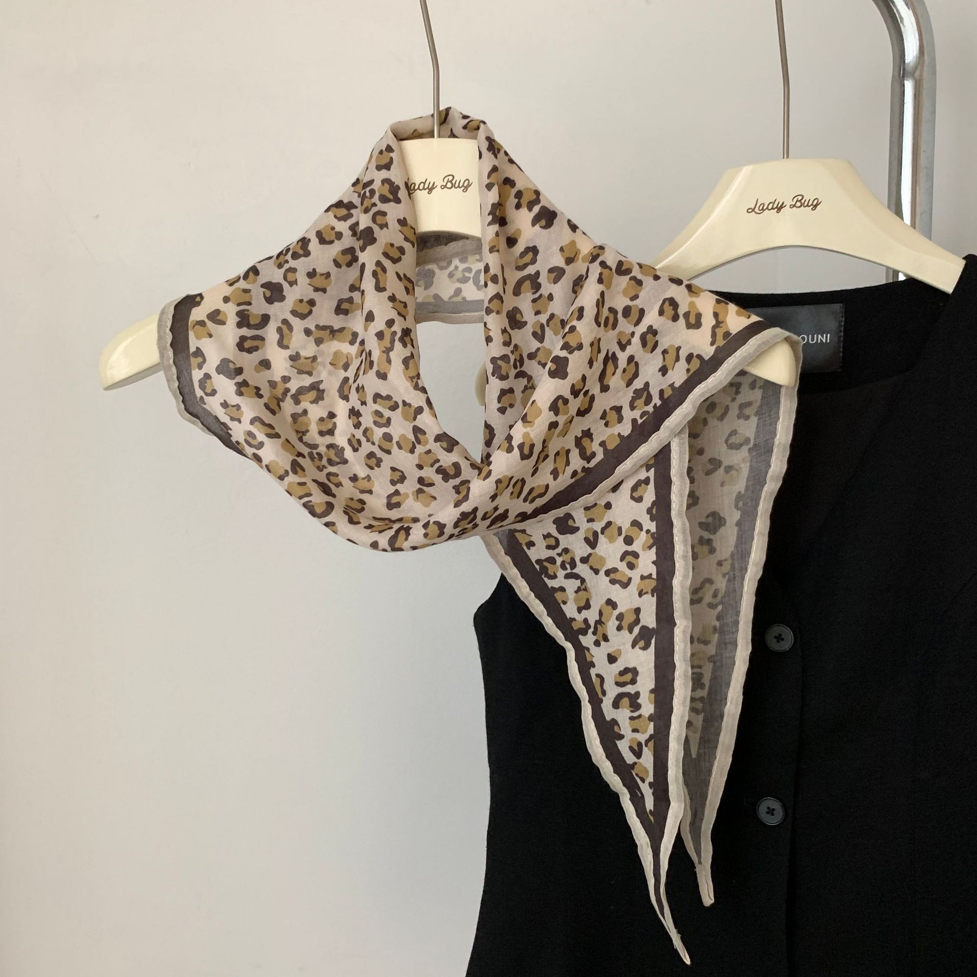 SKU- 12m 컬러 레오파드 프린트