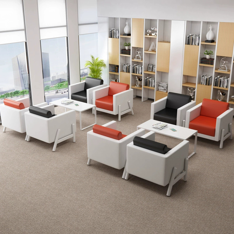 Centro comercial moderno y minimalista Clientes de negocios Salón de recepción Sala de exposiciones Sofá de oficina