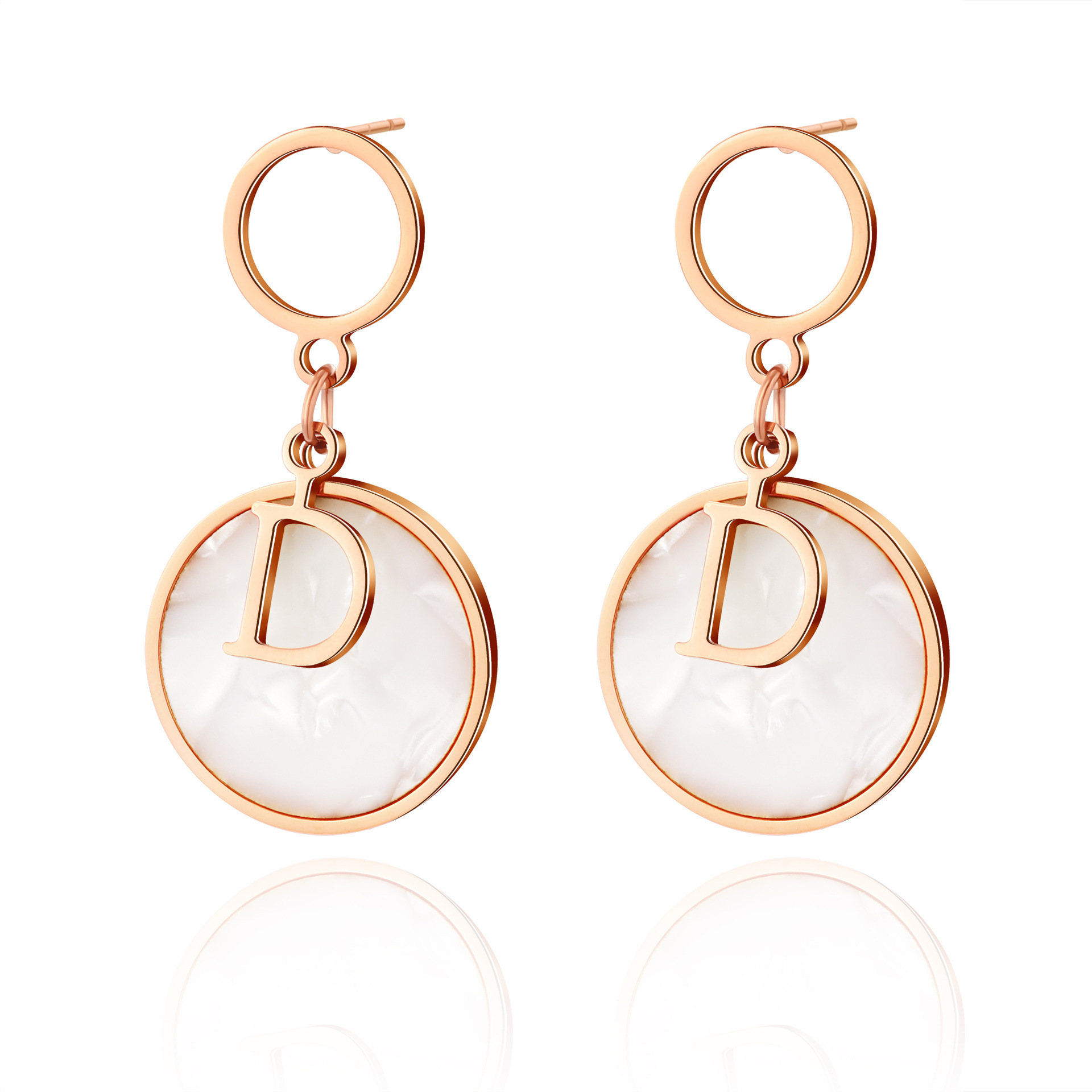 Oferta especial experiencia europea y americana joyería de acero titanio vacío galvanoplastia no decoloración no alérgica joyería pendientes collar fábrica al por mayor