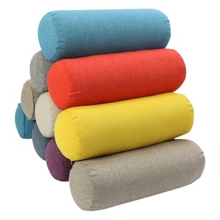 Cotton and Linen Wind Pillow Beauty Bed Pillow Massage Foot Therapy Pillow Sofa Waist Pillow Bedhead Neck Pillow Cross-Border