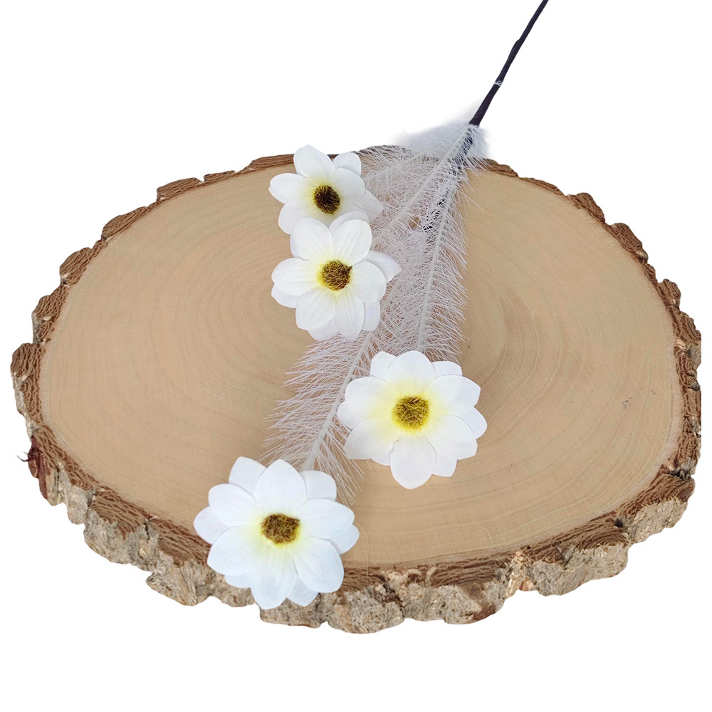 Simulación de flores de Ge Sang, ramas de manzanilla, flores falsas, jardinería al por mayor, decoración decorativa de flores