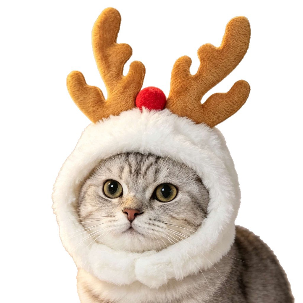 Sombrero de Navidad para Mascotas de Poliéster