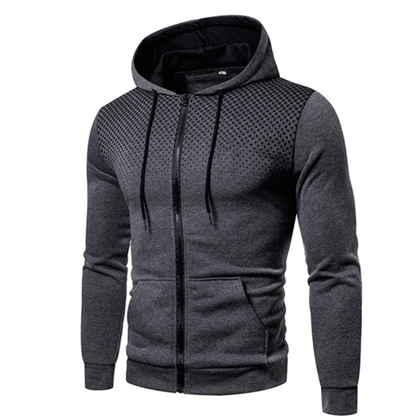 2024 New Top Sports Fitness Spring and Autumn Men's Zipper Sweater_voghion.com