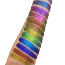 厂家定制光学变色龙粉彩妆眼影美甲用偏珠光粉魔镜粉加工高光