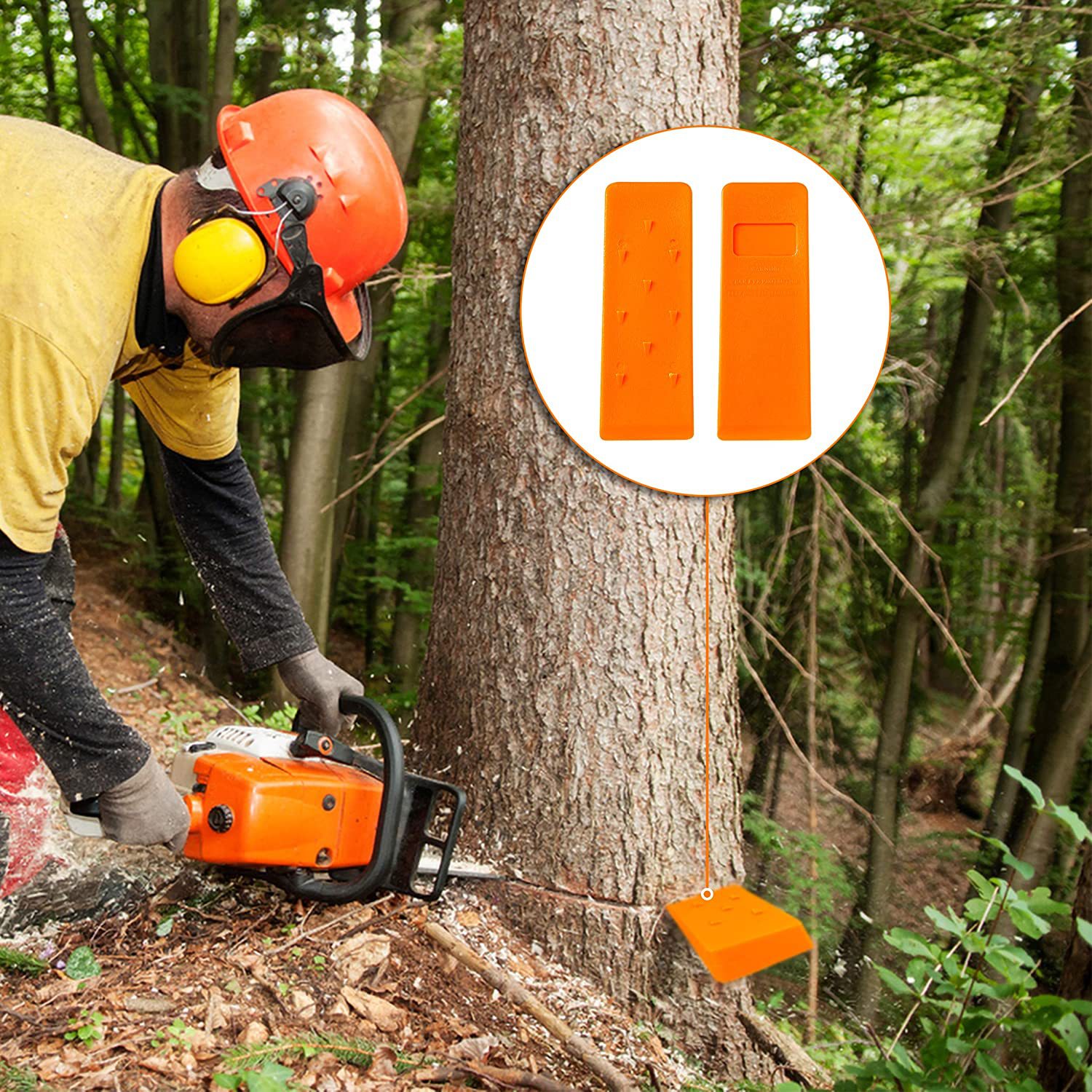 Cuña de registro de uñas herramienta de registro sierra de cadena Sierra de cadena de registro compañero