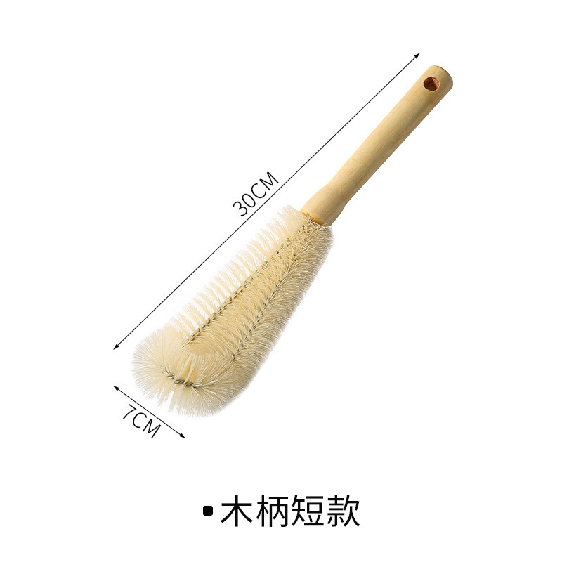 Multifunctional Long-Handled Cup Brush, Bottle and Glass Cleaning Brush, Blender Jar Corner Cleaning Brush