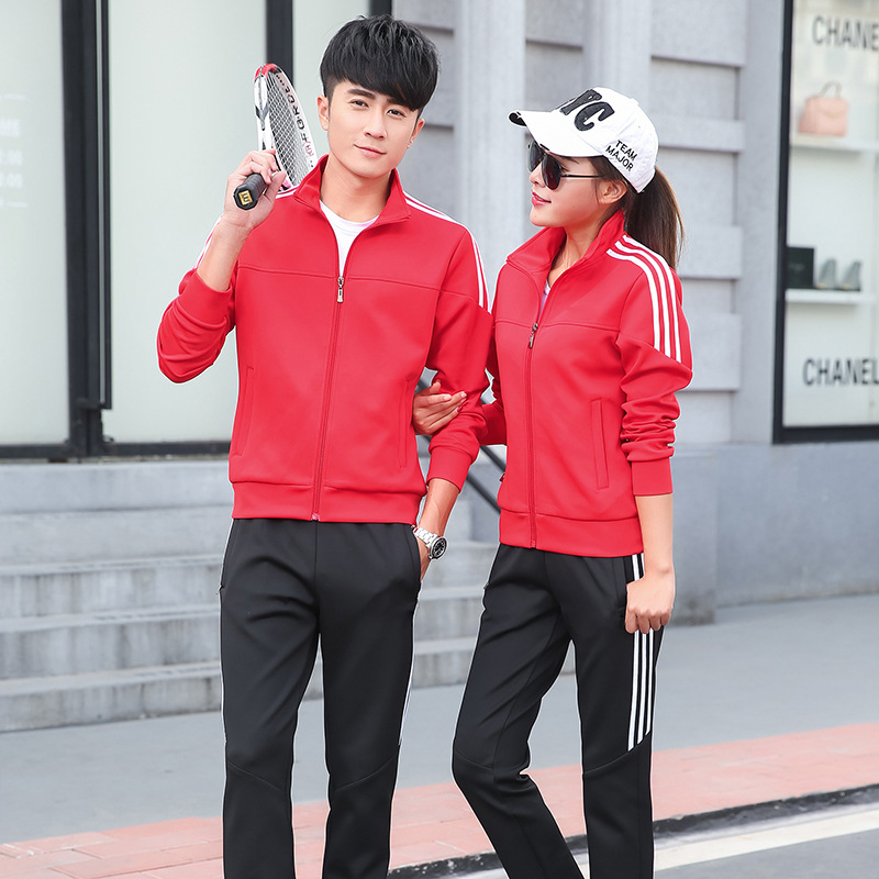 2022 nuevo traje de pareja de deportes otoño uniforme escolar de manga larga estudiante de escuela secundaria uniforme de clase deportiva uniforme de equipo fábrica al por mayor