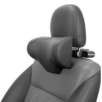 Car Headrest Multifunctional Adjustable Leather Pillow Neck Support Pillow In-Car Memory Foam Headrest for Driver and Passenger