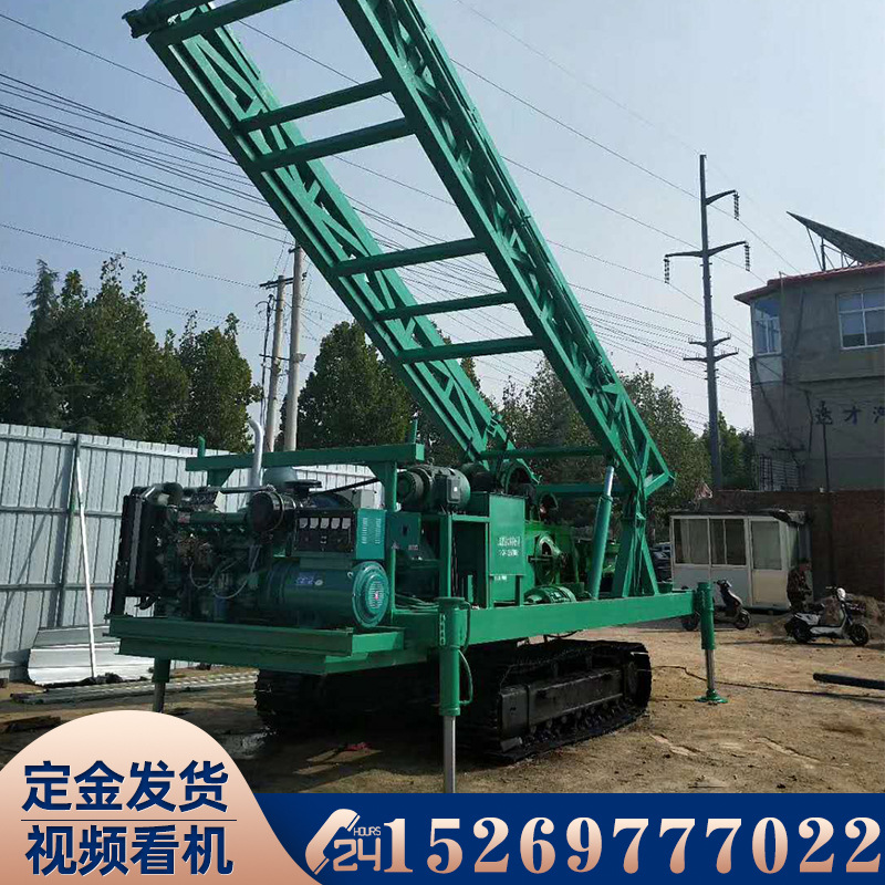 大口径磨盘钻机液压步履式磨盘钻机300型行走式磨盘钻机跨境专供