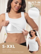 F 11081 Sleeves Top with Built-in Bra �������� ŷ���羳��