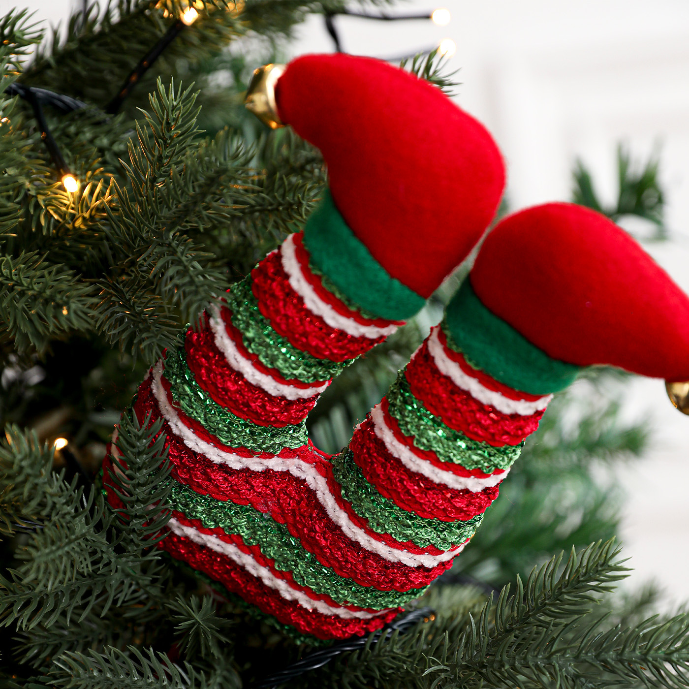 Transfronterizos nuevas decoraciones navideñas sombreros de genio ramas de flores de decoración árbol de Navidad regalos de Navidad de genio