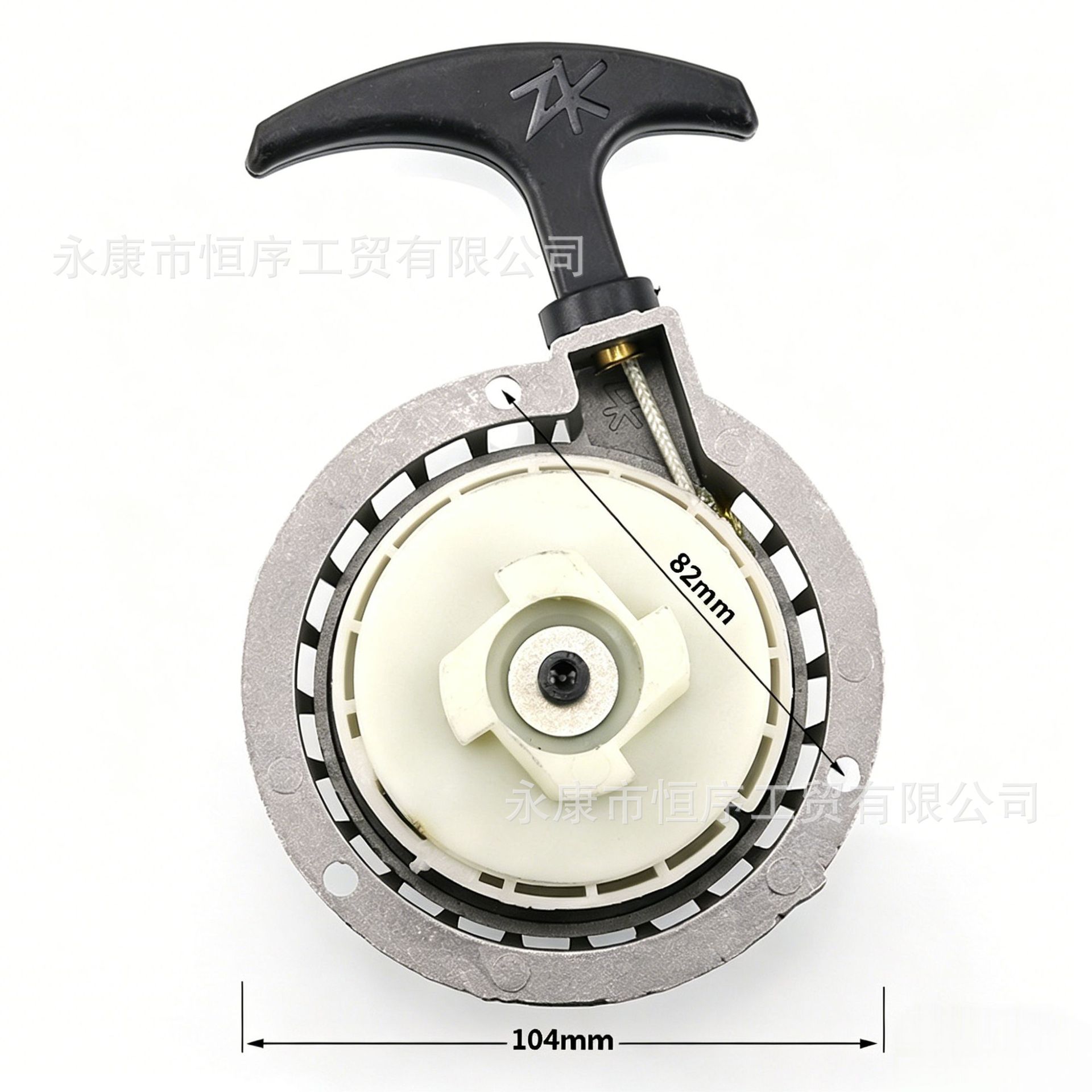 Mini Motorcycle Accessories Hand Pull Starter 49Cc Small Sports Car Engine Aluminum Easy-Pull Plate 2-Stroke Hand Pull Starter