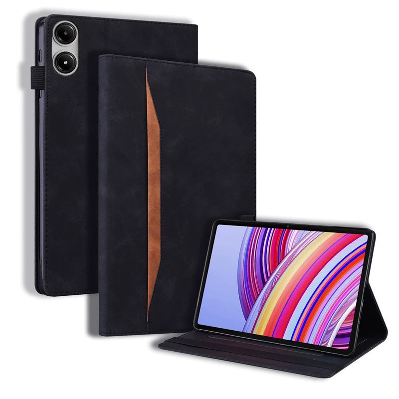 Подходящий кожаный чехол для планшета Redmi Pad 2 Pro 12.1-дюйма 2025 с отделением для карт и подставкой SE