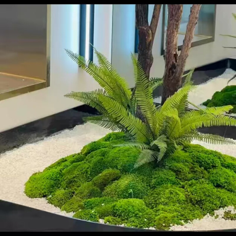 シミュレーション樹南天竹大型枯山水造景ショーウインドー装飾鶏爪楓室内緑植景観偽樹植物|undefined