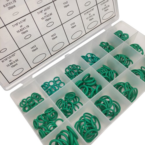 270PC green sealing ring repair boxed O-ring nitrile rubber ring gasket resistant to high pressure and high temperature rubber ring