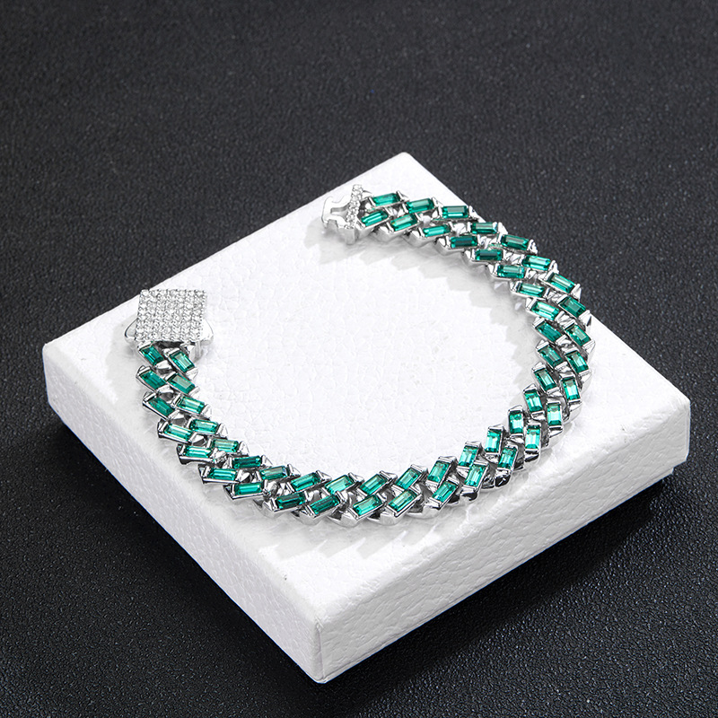 Fashion Geometric Alloy Inlay Rhinestones Unisex Necklace 1 Piece