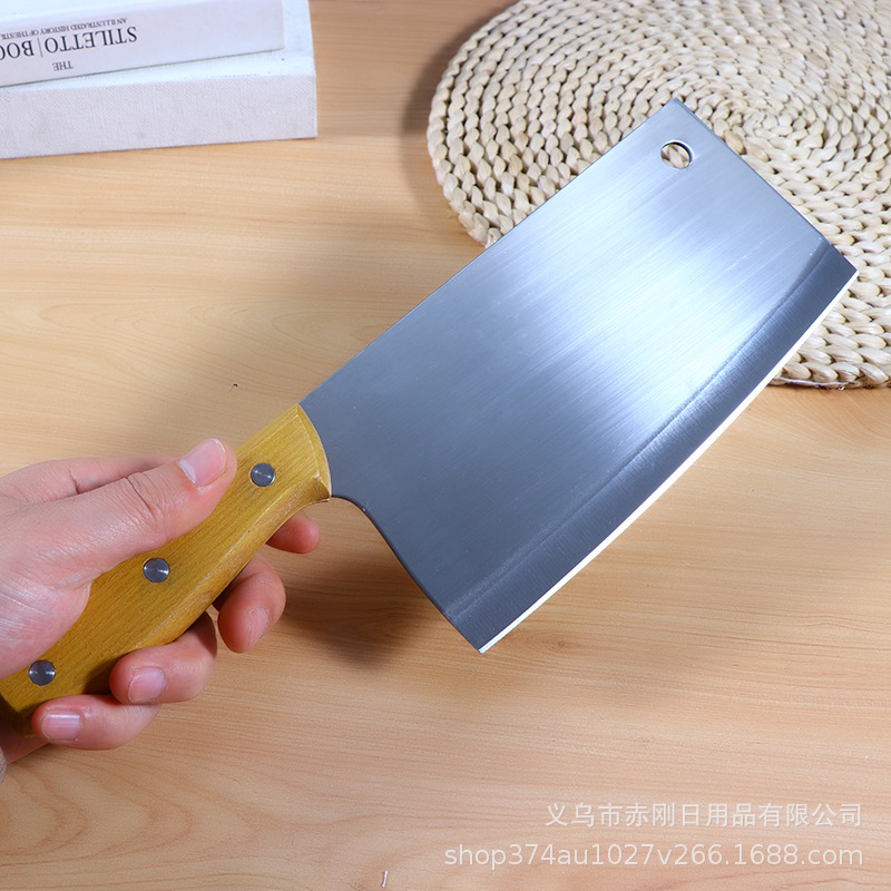 나무 손잡이가 달린 CJ-301 칼