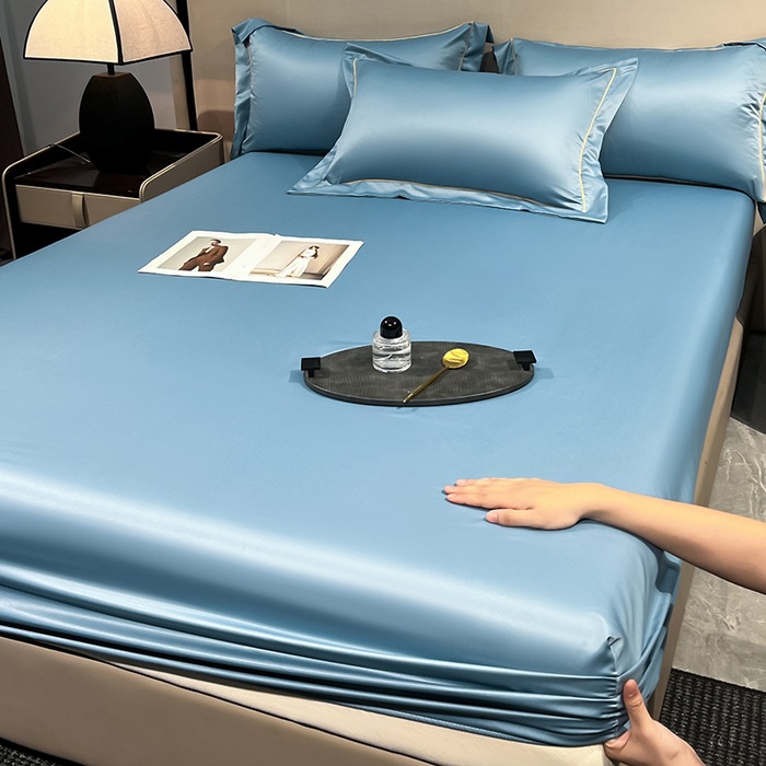 Minimalis-biru es / 90*200 * Tinggi 20cm Kasur Tunggal