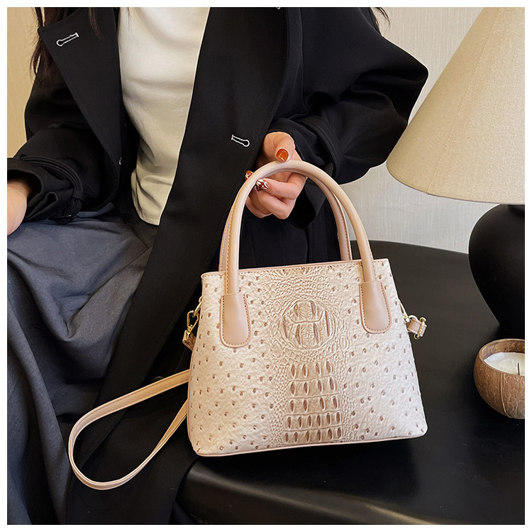 2024 New Fashion Crocodile Pattern Women's High Grade Handbag Single Shoulder Crossbody Bag BA_voghion.com