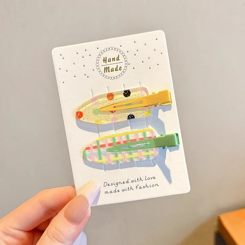 alto valor facial arco de color gelatina estrella ondulado punto clip para el cabello de la niña corazón de la corteza de cabello frisa clip para el cabello adornamiento de cabeza