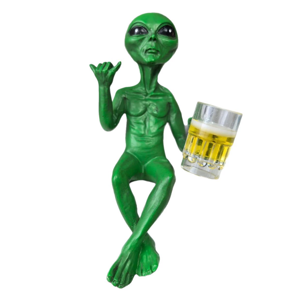Украшение из смолы «инопланетянин» UFO для интерьера и сада, фигурка для дома