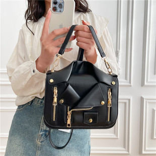 Foreign Trade Personalized Clothes Bag 2025 New Korean Fashion Instagram Girls Shoulder Crossbody Small Square Bag for Women