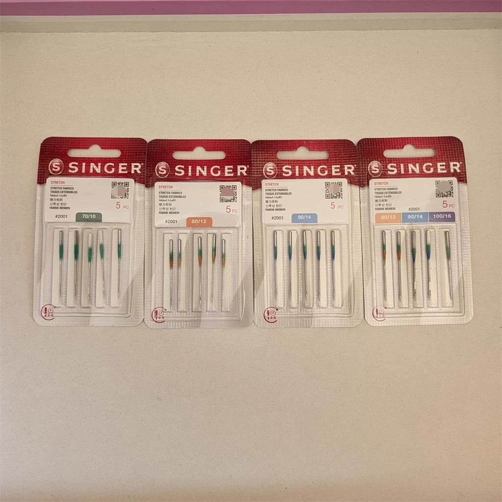 Singer Shengjia 2001 Универсальная игла для бытовой швейной машины трикотажная эластичная ткань игла с защитой от скачков, импортированная из Бразилии