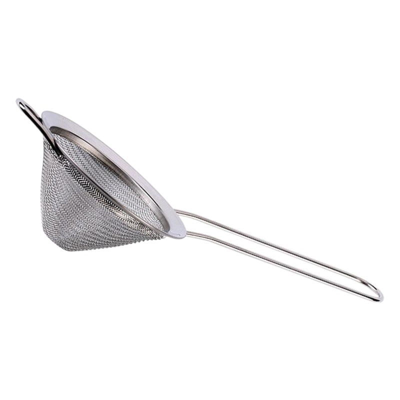 Cónico colador de acero inoxidable 201 rejilla de aceite de leche de soja jugo de filtro de la cuchara neta de cóctel filtro de aceite de cocina