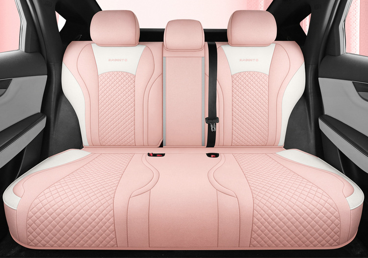 BYD Qin plus seat cover fully surrounded by cotton and linen four seasons cushion glory version cartoon rabbit breathable seat cover