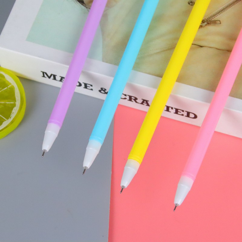 Dibujos animados cara sonriente expresión sonajero pluma de gel lindo estudiante campana colgante pluma creativa premio regalo pluma de agua