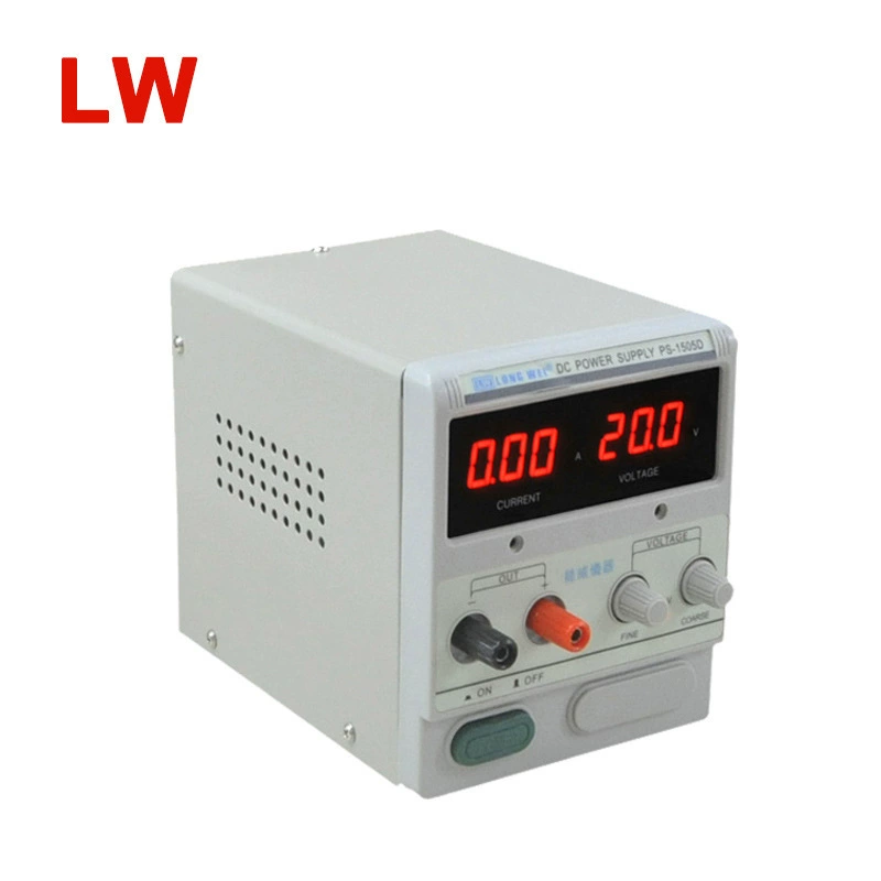PS1505D Longwei цифровой дисплей DC регулируемый источник питания 15V5A тестовый стареющий светодиодный источник питания