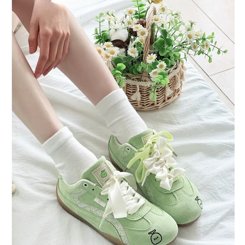 Zapatos coreanos Gump para mujeres primavera 2026 nuevos zapatos deportivos de entrenamiento de estilo vertical retrógrado con suela plana transpirables zapatos de skate casuales