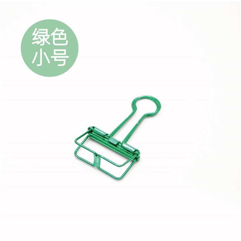 Clip de cola larga hueco de metal creativo Diario vintage Bill clip de cola de milano de Oro Rosa de Oro pequeño tamaño 19mm pequeño clip