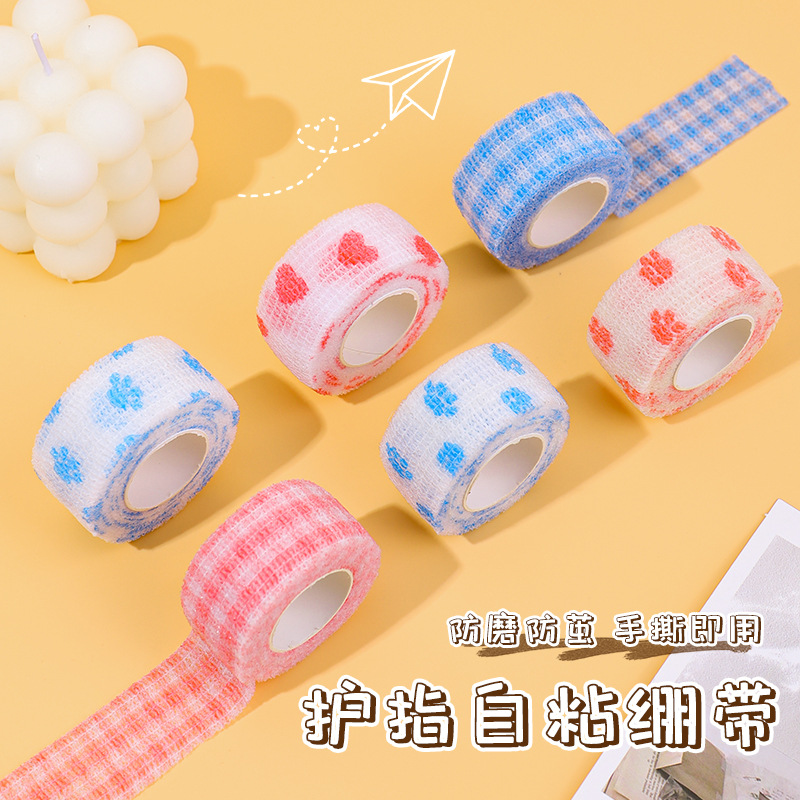 Finger Bandage Tape for Students, Writing Finger Protector, Anti-Chafing, Anti-Callus, Self-Adhesive Elastic Bandage, Protective Bandage