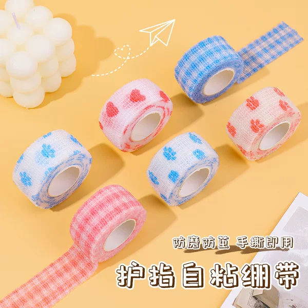 Finger Bandage Tape for Students, Writing Finger Protector, Anti-Chafing, Anti-Callus, Self-Adhesive Elastic Bandage, Protective Bandage