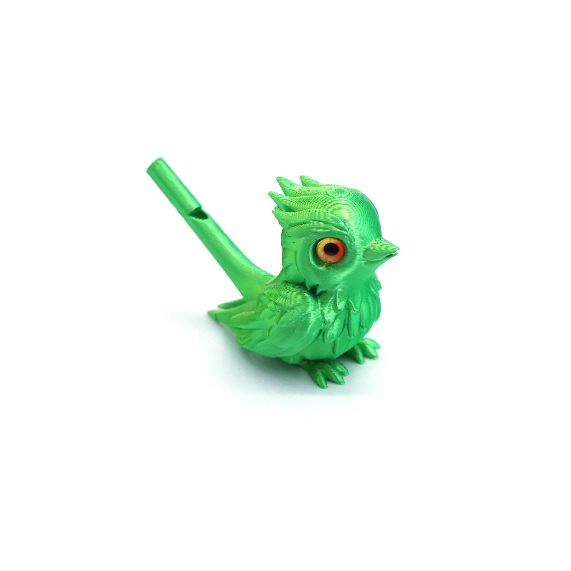 물새 휘파람 - 노란색과 녹색 그라데이션 (10*4.5*6CM)