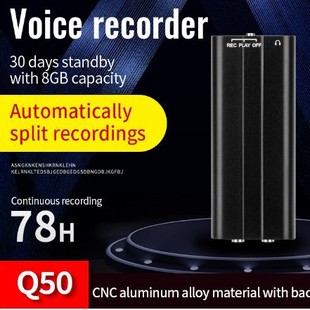 Walkman Mp3 Student-Specific Back Clip Recorder Hd Noise Reduction One-Click Recording Long Standby Time Recorder