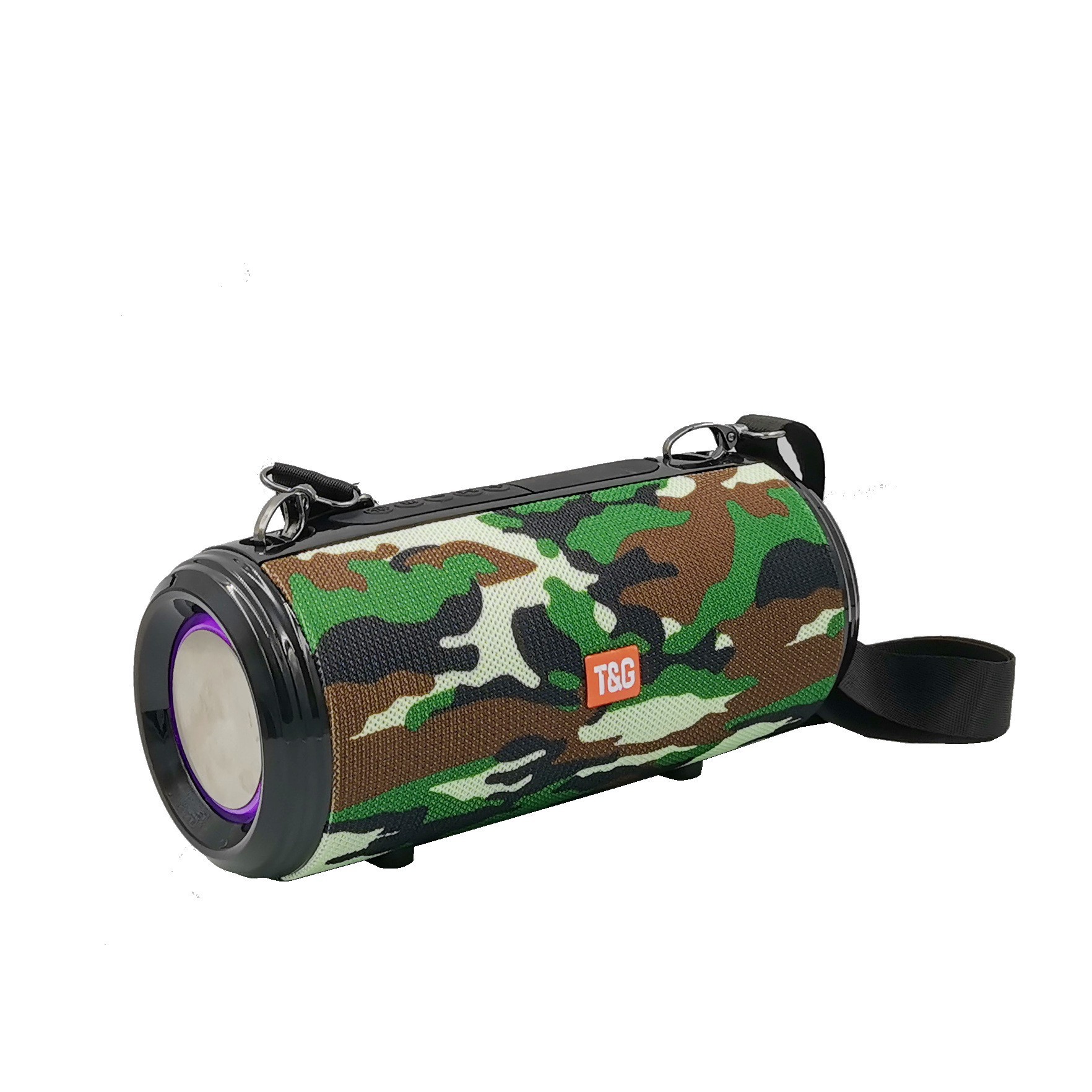 Transfronterizo comercio electrónico TG537 lámpara de color brillante doble membrana al aire libre subwoofer impermeable portátil tarjeta T llamada altavoz Bluetooth
