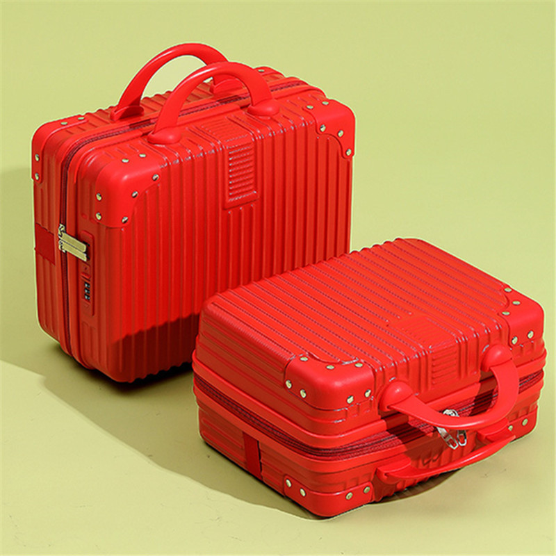 Small cosmetic case mini suitcase 14-inc...