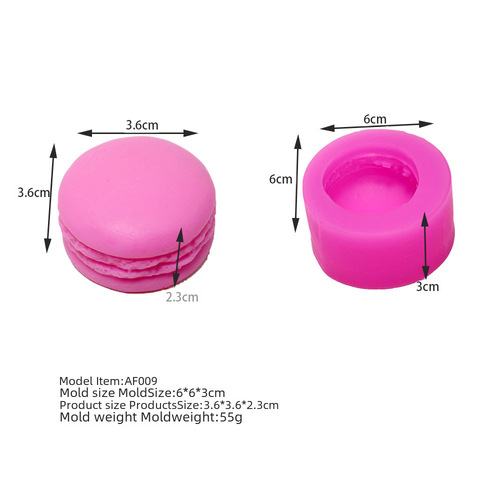 AF009 Macaron Silicone Mold DIY Soap Soap Mold